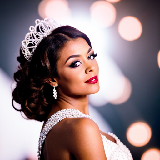 the image of a contestant with perfectly defined, bouncy curls that hold their shape throughout the entire pageant